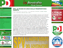 Tablet Screenshot of iodemocratico.it